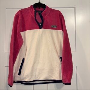 Girls’ Eddie Bauer Quest Quarter Snap Top XL/16
NWT Cream, Pink & Navy